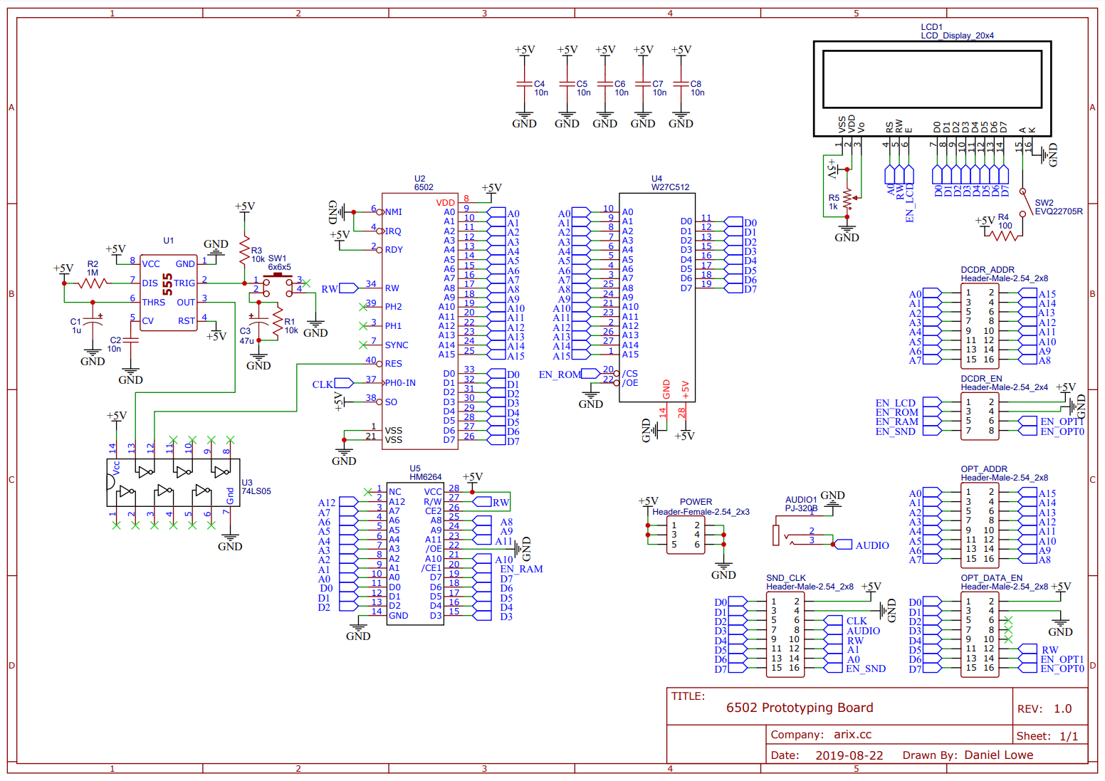 Full system schematic.